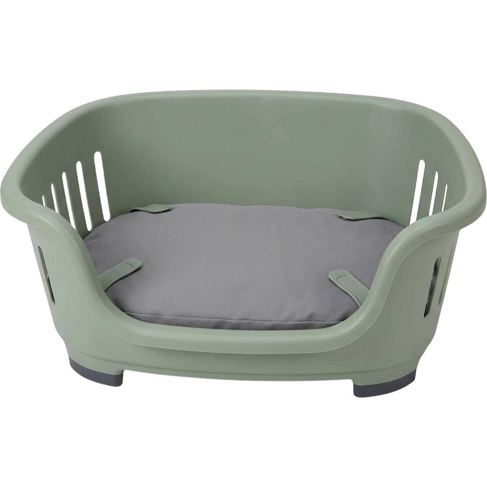 Ypvkd Large Molded Polypropylene Shell Dog Bed Sage Gray 110 cm - Product view